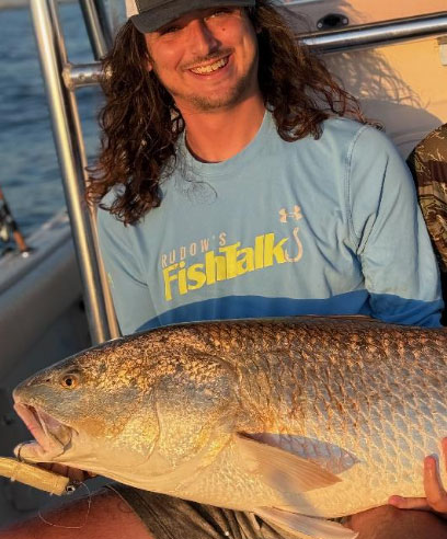 bull redfish caught at the CBBT