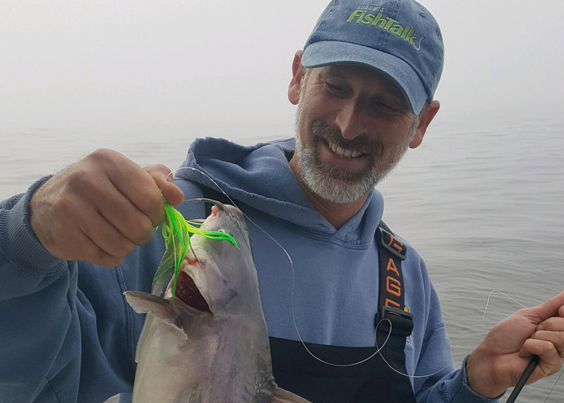 catfish caught on a jig