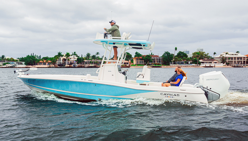 caymas 28 hb twin fishing boat