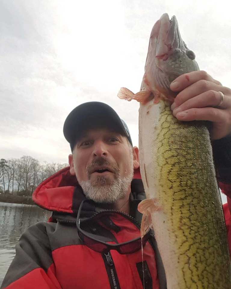 chain pickerel fishing