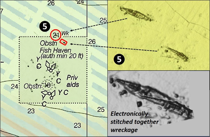 wreck layout in chesapeake bay