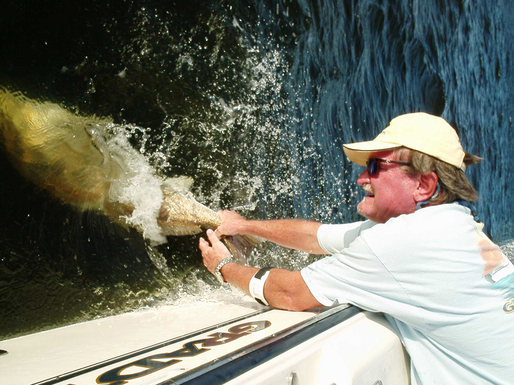 redfish on circle hook