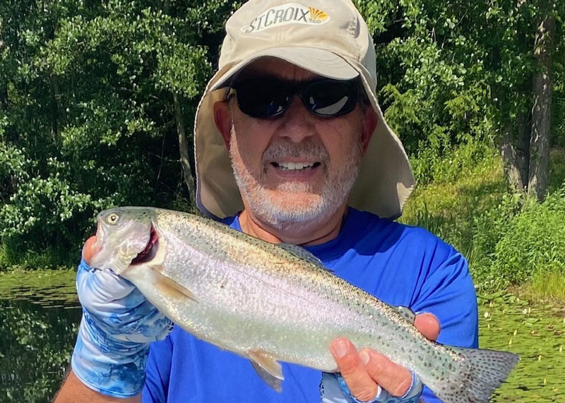 trout fishing angler