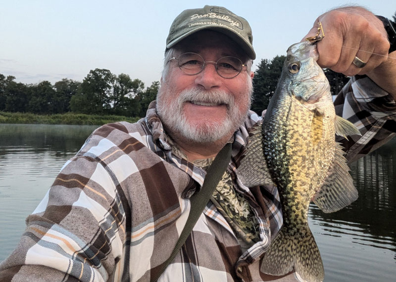 crappie fishing in a pond