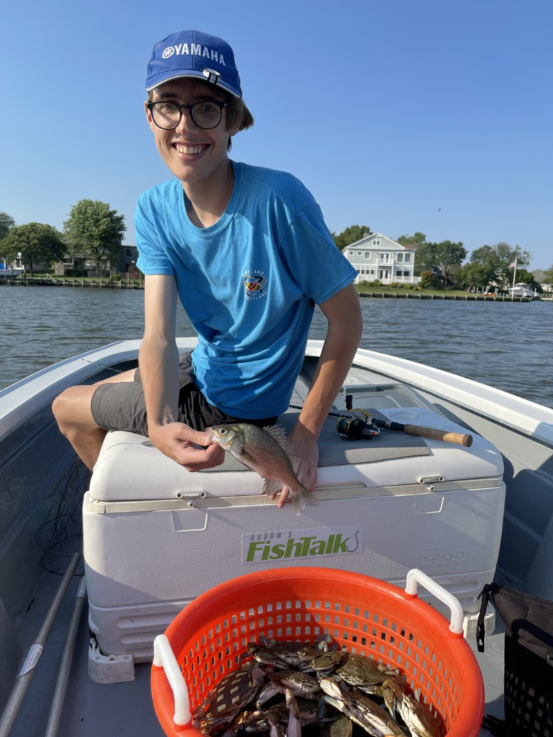 having fun on a boat