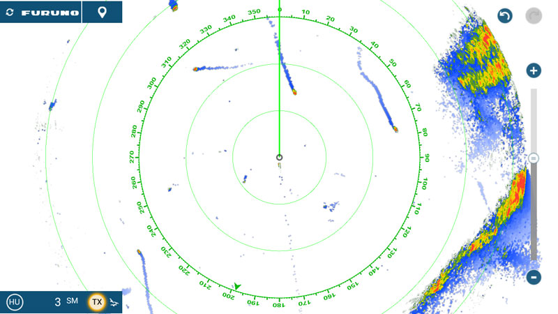 looking for birds with radar