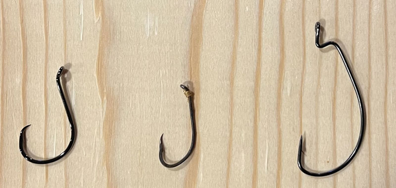 different kinds of fishing hooks