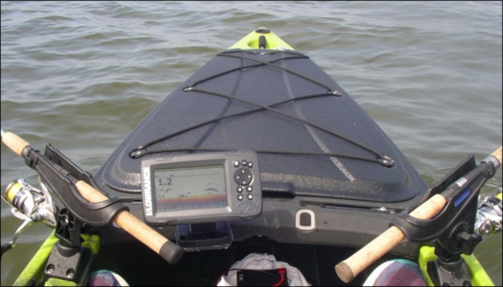 fishfinder for a fishing kayak