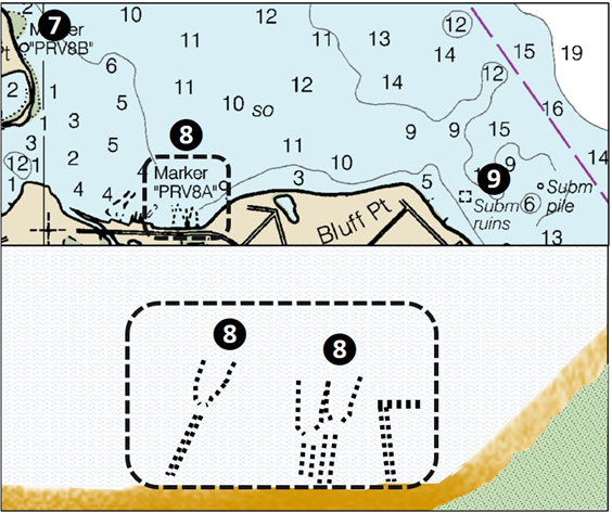 shoreline structure in the potomac river