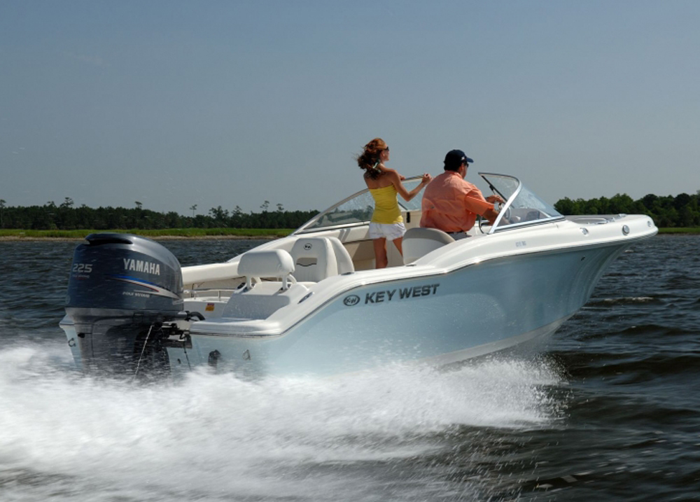 key west dual console fishing boat