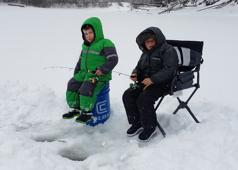 ice fishing