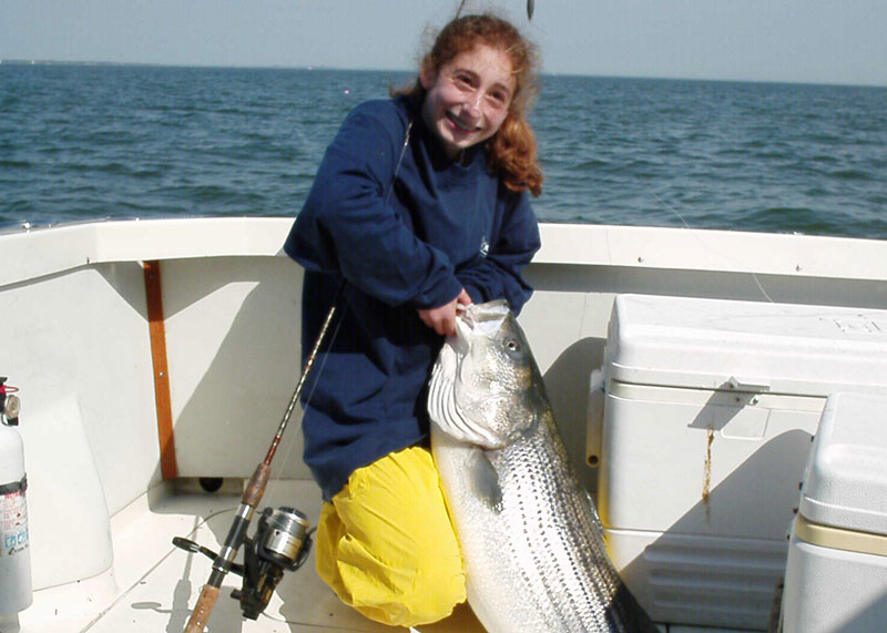 rockfish caught on live liner reel