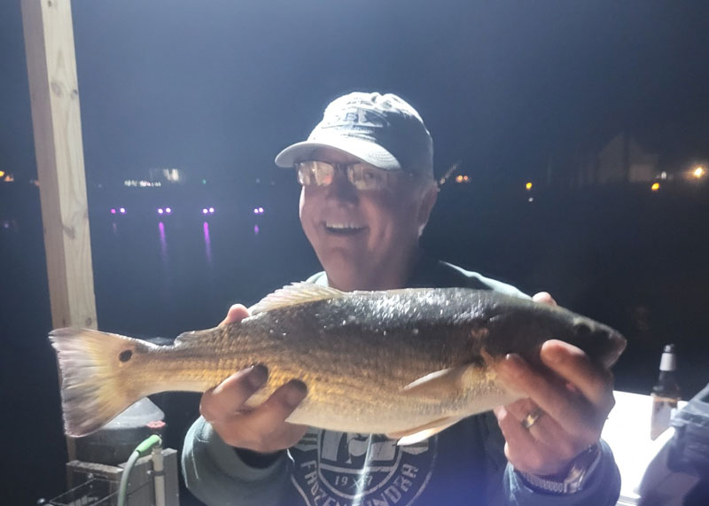 red drum fishing in the bay