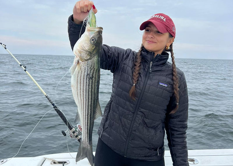 winter fishing on the chesapeake bay