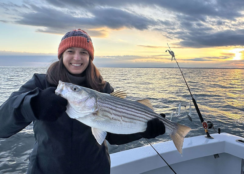 middle chesapeake bay striped bass fishing