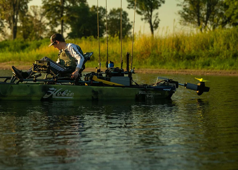 fishing kayak with newport motor