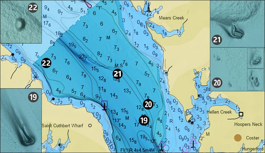 fishing chart for the patuxent river