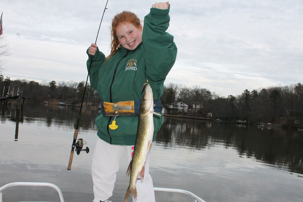 fishing for pickerel