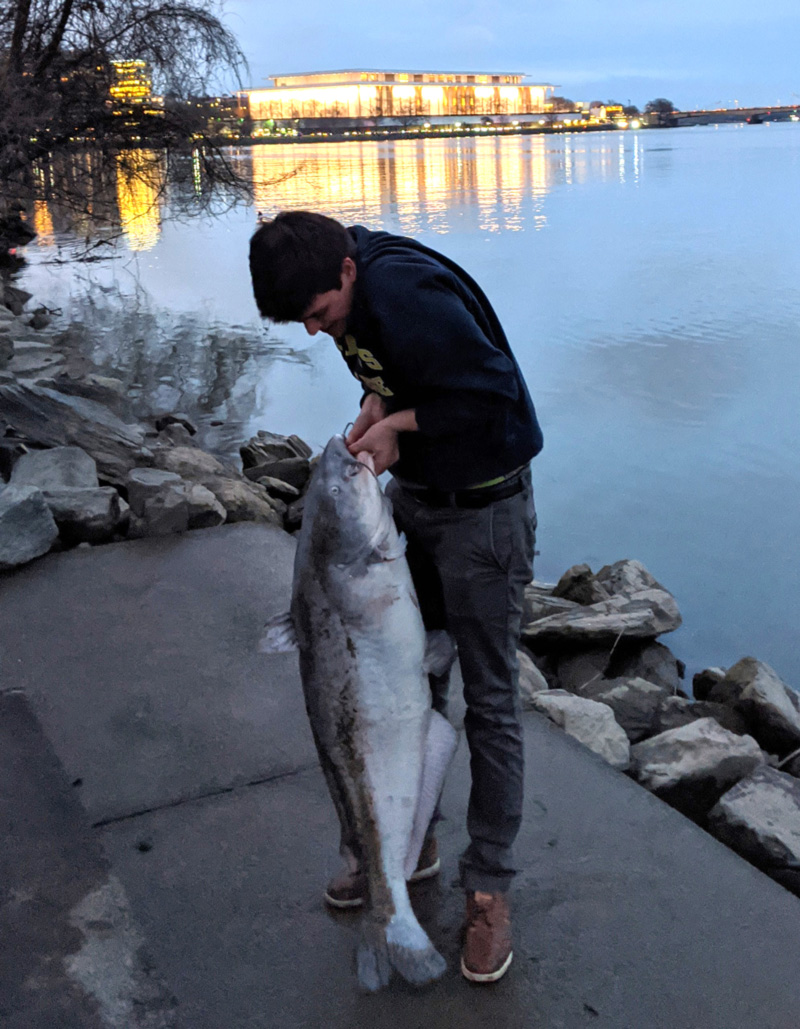 washington dc blue catfish fishing