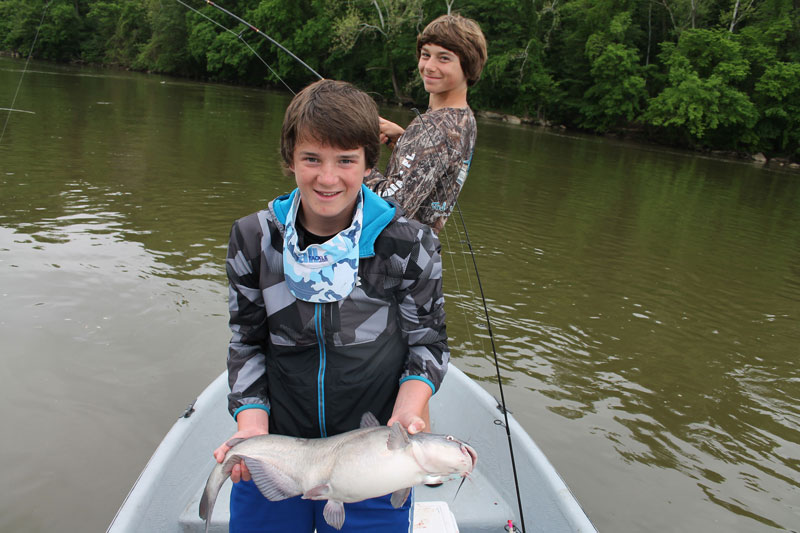 Catfish fishing on the potomac river