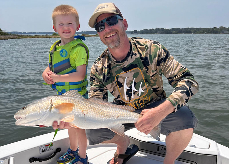 caught a nice redfish