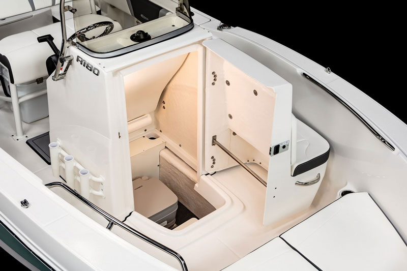 robalo r180 center console head compartment