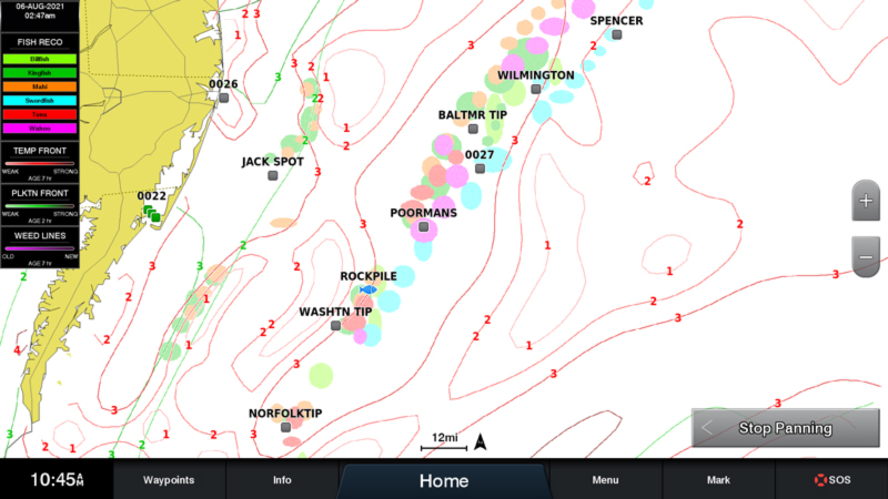 fish mapping offshore