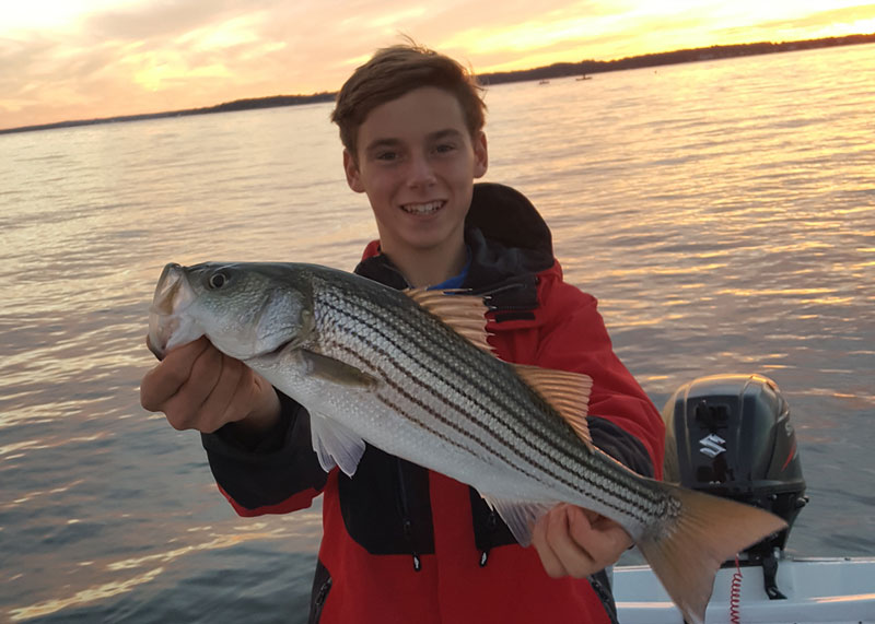 slot rockfish for dinner