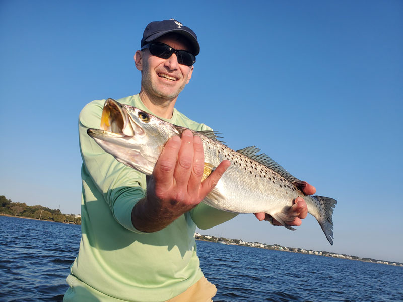 speckled sea trout fishing