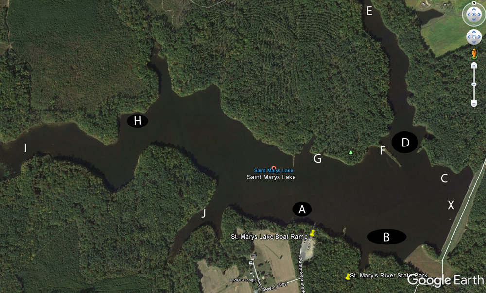 fishing map st marys lake