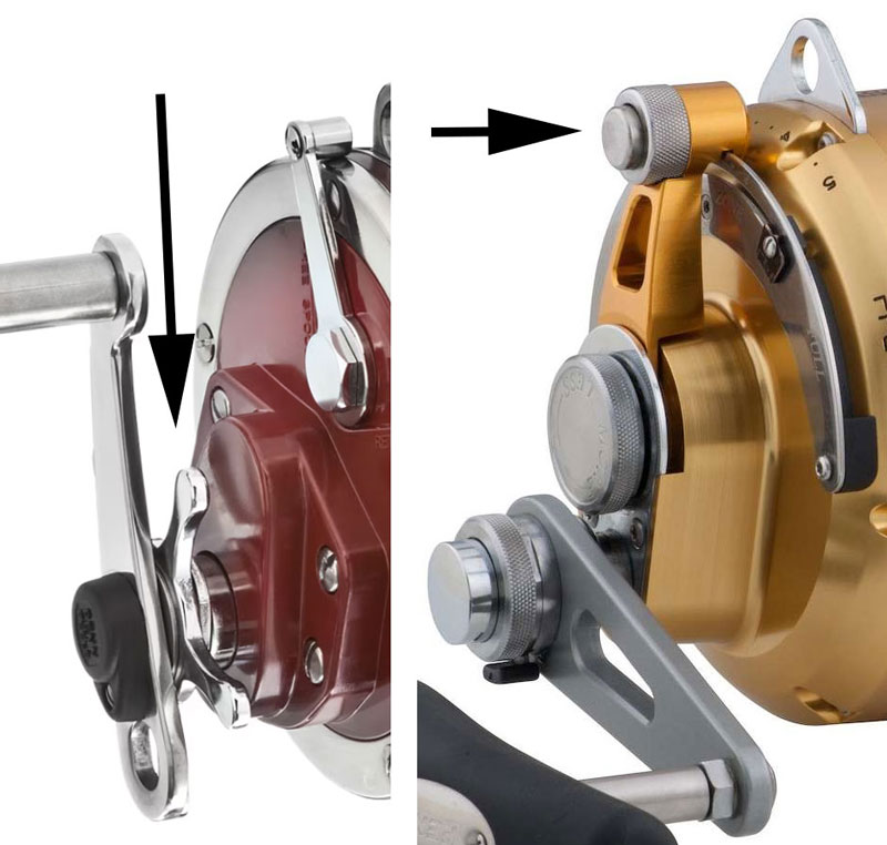 different types of fishing reel drags