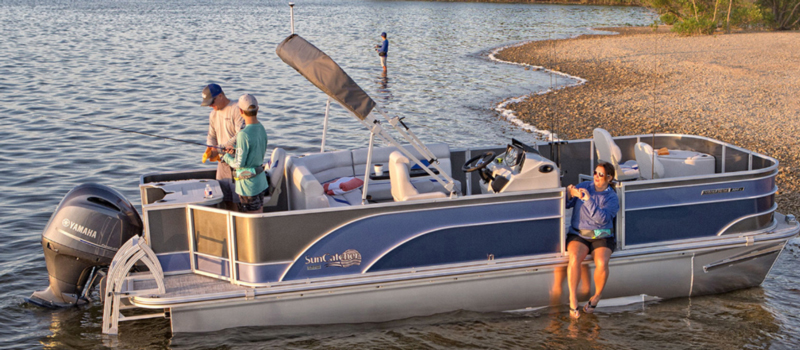 suncatcher pontoon boat fishing