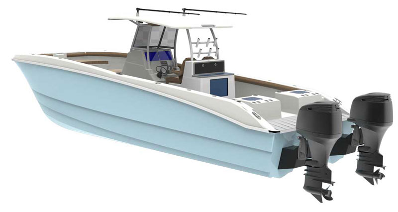 twin vee 340 center console