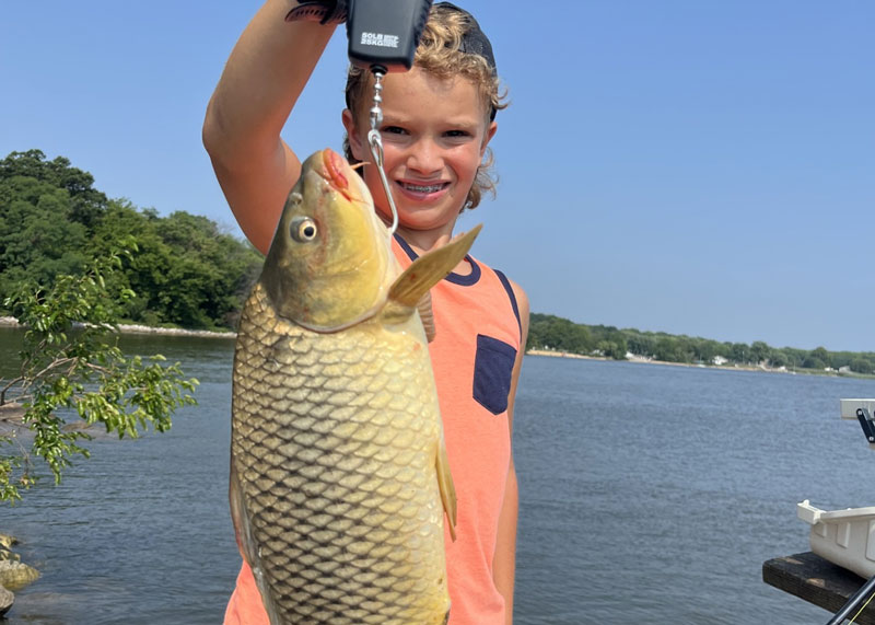 big carp in the upper bay