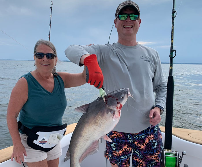 upper bay trolling catfish