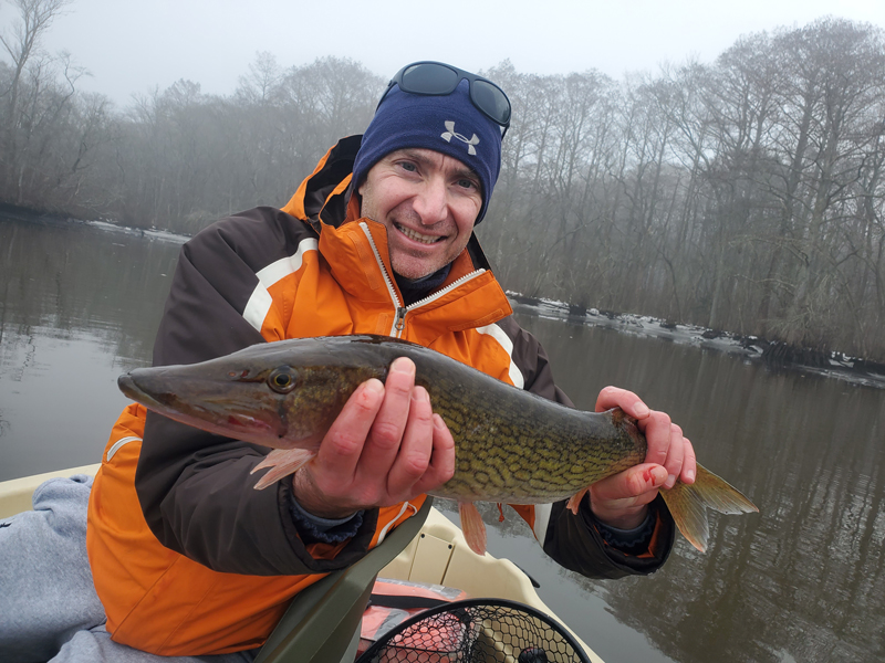 fishing in the winter